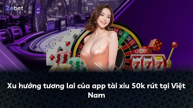 Xu hướng tương lai của app tài xỉu 50k rút tại Việt Nam